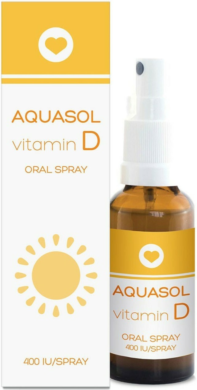 Olvos Science Aquasol Vitamin D Oral Spray Συμπλήρωμα Διατροφής Βιταμίνης D Στοματικό Σπρέι 15ml