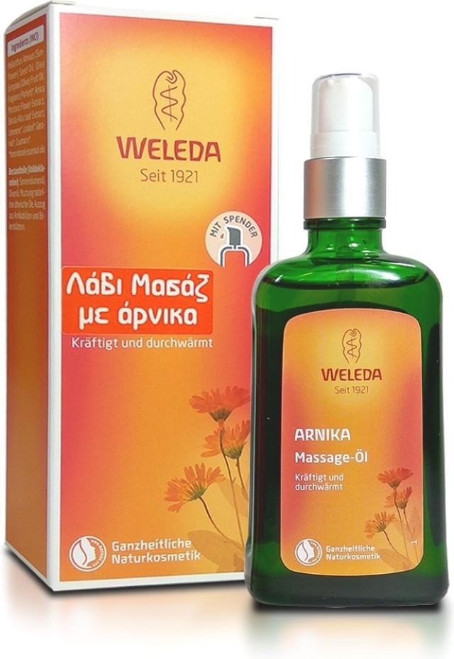 Weleda - Λάδι μασάζ με Άρνικα με Αντλία, 100ml