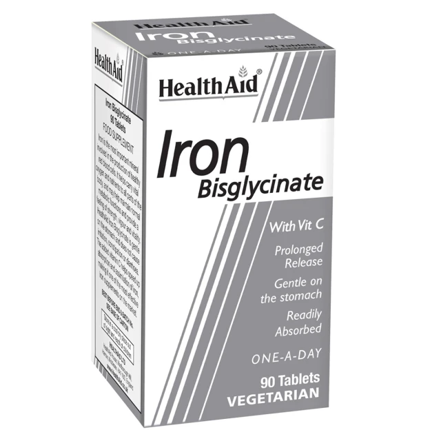 Health Aid Iron Bisglycinate 30mg Dietary Supplement with Bisglycinate...