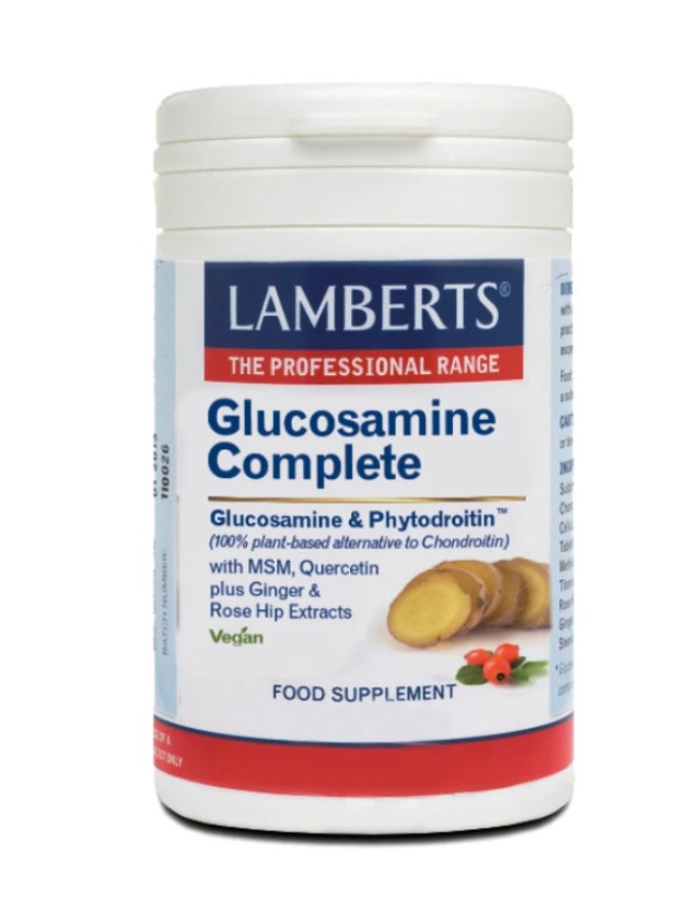 Lamberts Glucosamine Complete Vegan Συμπλήρωμα για την Υγεία των Αρθρώσεων, 60 Ταμπλέτες
