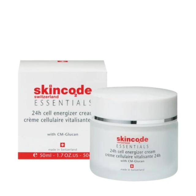 Skincode 24h Cell Energizer Cream Αντιγηραντική Κρέμα Προσώπου, 50ml