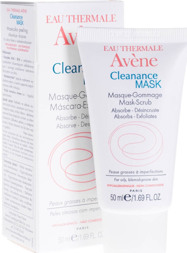 Avene Cleanance Mask Scrub Απολεπιστική Μάσκα Για Λιπαρές Επιδερμίδες 50ml