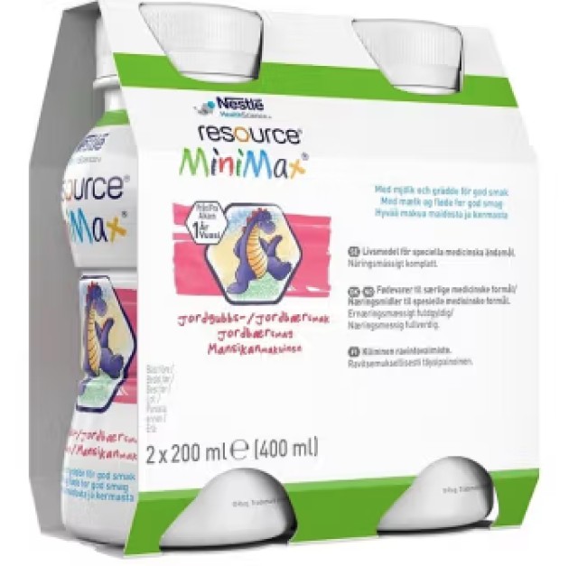 Nestle Resource Minimax Strawberry Ειδικό Συμπλήρωμα Διατροφής  για...