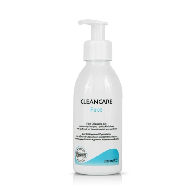 Synchroline Cleancare Face Cleansing Gel Τζελ Καθαρισμού Προσώπου, ...