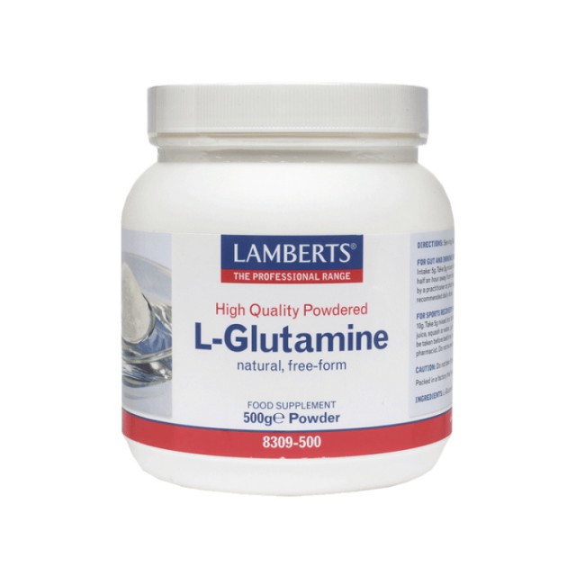 Lamberts L-Glutamine Powder Συμπλήρωμα Διατροφής σε Σκόνη, 500gr