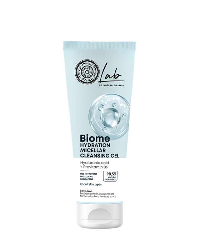 Natura Siberica Lab Biome Hydration Micellar Cleansing Gel Μικυλλιακό τζελ καθαρισμού, 140ml