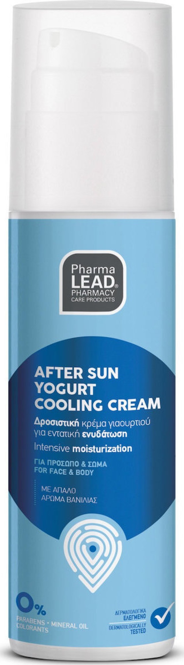 PharmaLead After Sun Yogurt Cooling Cream Ενυδατική Κρέμα για Μετά τον Ήλιο για Πρόσωπο - Σώμα 150ml