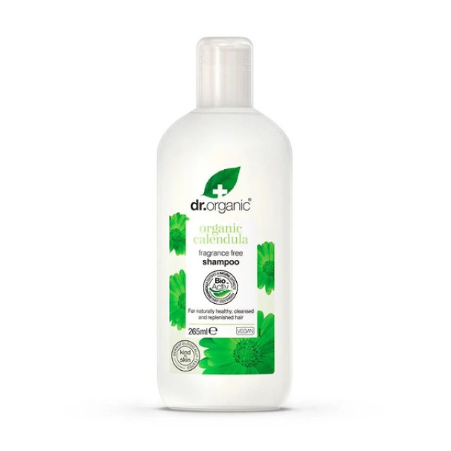 Dr. Organic Calendula Shampoo Καταπραϋντικό Σαμπουάν με Καλεντούλα, 265ml