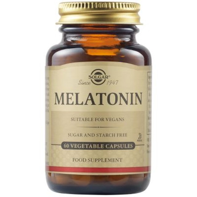Solgar Melatonin Συμπλήρωμα Μελατονίνης για τον Ύπνο, 60 Ταμπλέτες