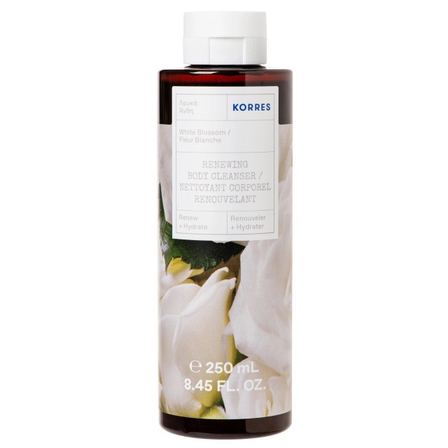 Korres Body Cleanser Αφρόλουτρο με Λευκά Άνθη, 250ml
