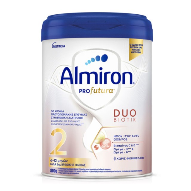 Almiron Profutura 2 Βρεφικό Γάλα σε Σκόνη για 6-12 Μηνών, 800g