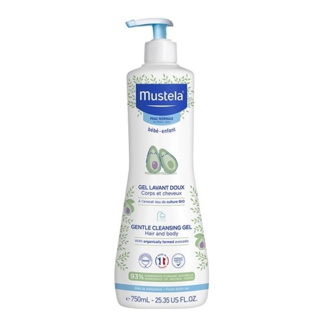 Mustela Gentle Cleansing Gel-Normal Skin Βρεφικό Τζελ Καθαρισμού γι...