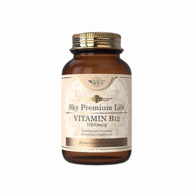 Sky Premium Life Vitamin B12 1000mcg Συμπλήρωμα Διατροφής με Βιταμί...