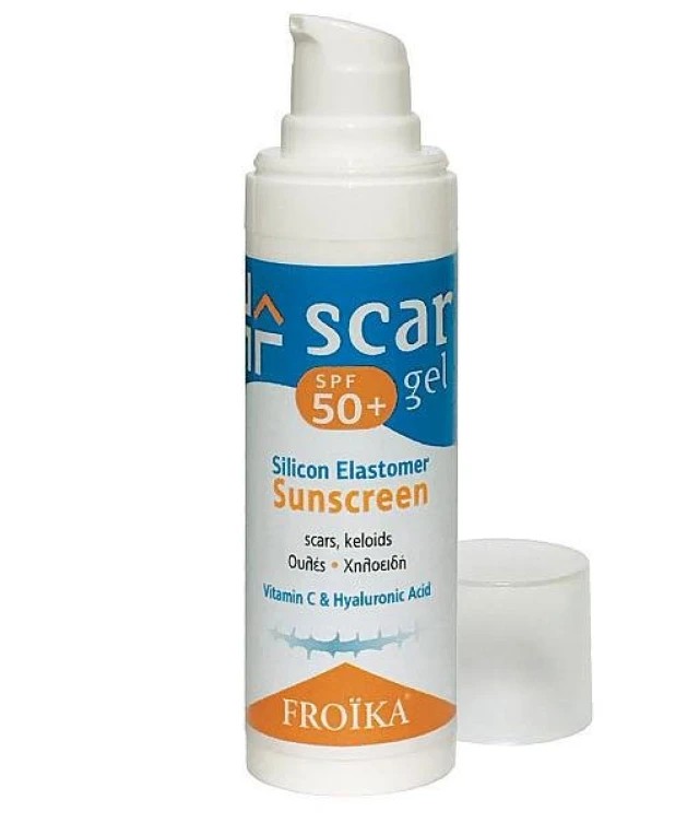 Froika Scar Gel SPF50+ Αντηλιακό gel για Επιδερμίδες με Ουλές, 15ml