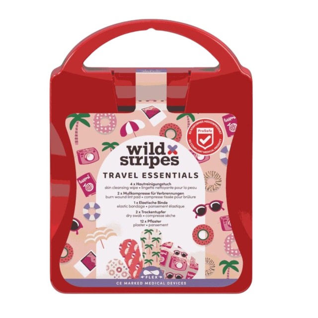 Wild Stripes Travel Essentials Kit Ταξιδιωτικό Σετ Πρώτων Βοηθειών,...