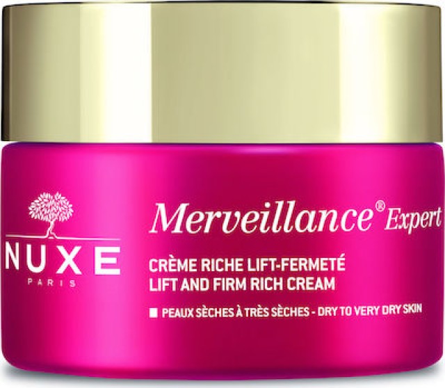 Nuxe Merveillance Expert  Enrich Κρέμα Ημέρας Για Lifting / Σύσφιξη Για Ξηρή Πολύ Ξηρή Επιδερμίδα Πλούσιας Υφής, 50ml