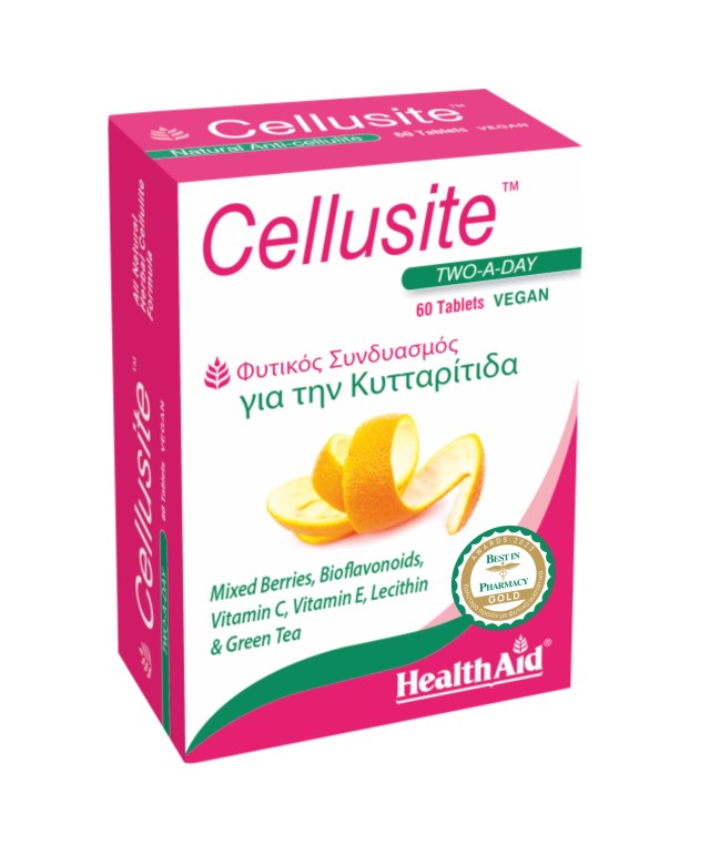 Health Aid Cellusite Συμπλήρωμα Διατροφής για την Κυτταρίτιδα, 60 Ταμπλέτες