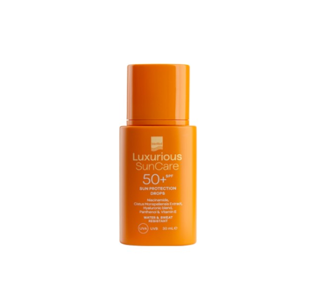 Intermed Luxurious Sun Protection Drops SPF50+ Αντηλιακό Γαλάκτωμα Προσώπου, 30ml