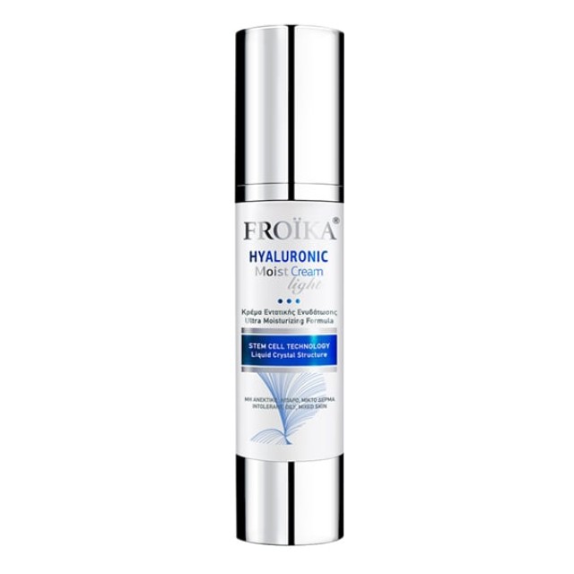 Froika Hyaluronic Moist Cream Light Εντατική Ενυδατική Κρέμα για Λι...