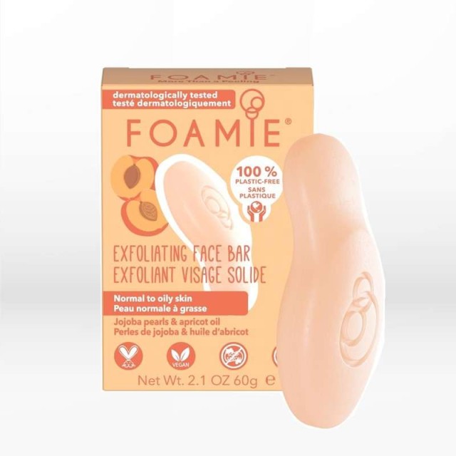 Foamie Face Bar - More Than A Peeling Μπάρα Καθαρισμού Προσώπου για Κανονικό & Λιπαρό Δέρμα, 60gr