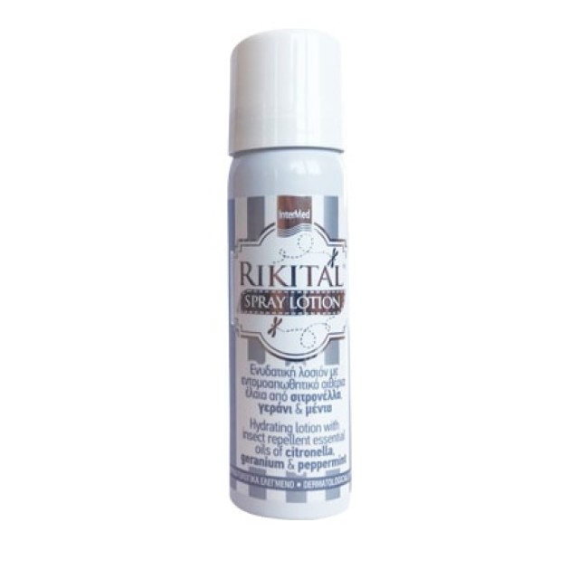 Intermed Rikital Spray Lotion Ενυδατική Λοσιόν για Τσιμπήματα Εντόμων, 50ml