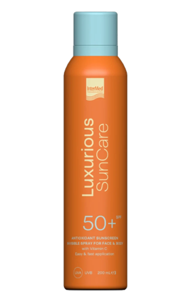 Luxurious Suncare Antioxidant Sunscreen Invisible Spray SPF 50+ Anti...