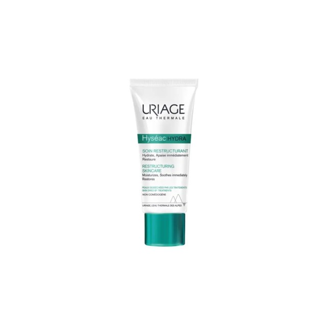 Uriage Hyseac Hydra Restructuring Care Φροντίδα Αναδόμησης για το Ερεθισμένο Ταλαιπωρημένο Δέρμα μετά από Θεραπείες, 40ml