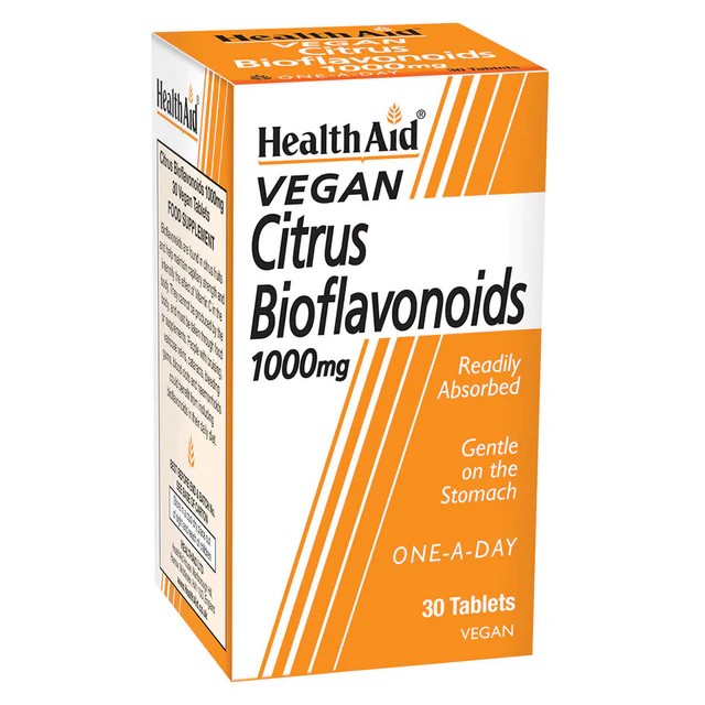 Health Aid Citrus Bioflavonoids 1000mg Συμπλήρωμα Διατροφής με Αντιοξειδωτικές Ιδιότητες, 30tabs
