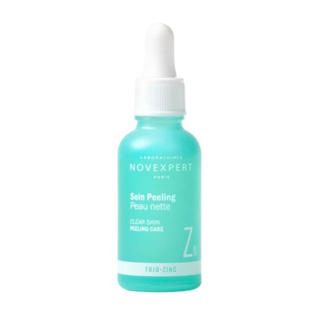 Novexpert Trio-Zinc Clear Skin Peeling Care Απολεπιστικός Ορός κατά της Ακμής, 30 ml