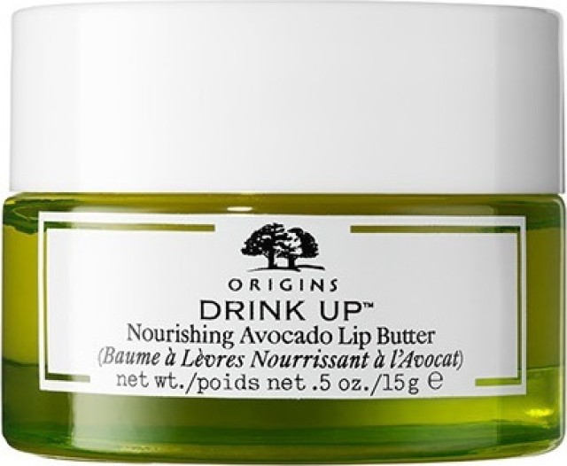 Origins Drink Up Nourishing Avocado Lip Butter & Μάσκα Χειλιών, 15gr