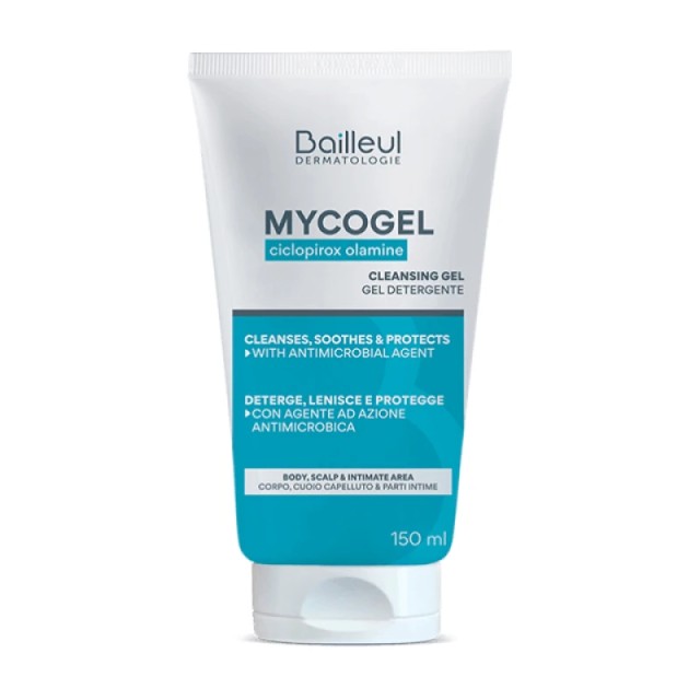 Bailleul Mycogel Αντισηπτικό Καθαριστικό Τζελ για Πρόσωπο, Σώμα και Ευαίσθητη Περιοχή, 150ml
