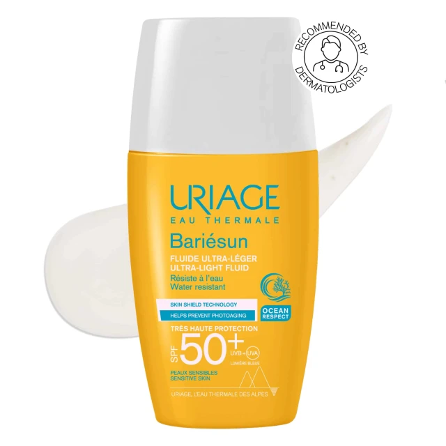 Uriage Bariesun SPF50+ Ultra Fluid B Αντηλιακό Προσώπου Υψηλής Προστασίας, 30ml