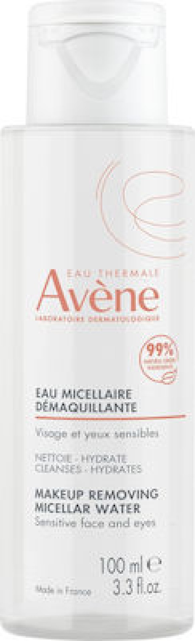 Avene Les Essentiels Micellar Water Νερό Καθαρισμού & Ντεμακιγιάζ, 100ml