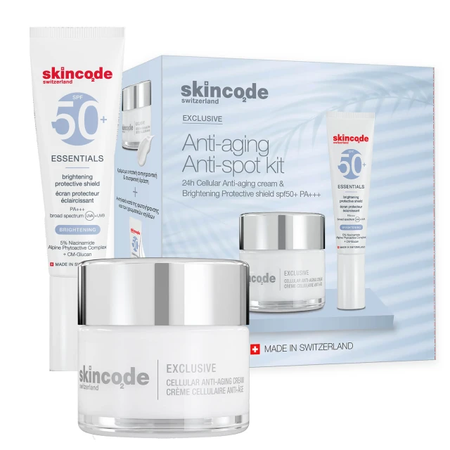 Skincode Exclusive Anti-Aging & Anti-Spot Kit with Cellular Anti-Agin...