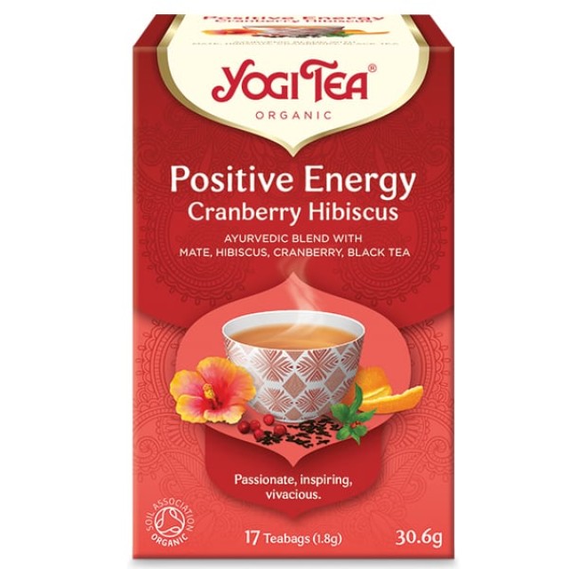 Yogi Tea Positive Energy Αφέψημα για Ενέργεια και Πνευματική Διαύγε...