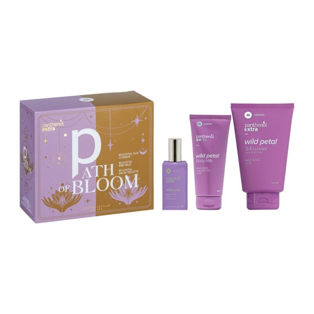 Panthenol Extra Promo Path of Bloom με Wild Petal 3in1 Cleanser Σαμ...