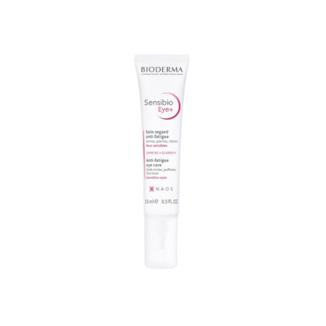 Bioderma Sensibio Eye+ Anti-Fatigue Eye Cream Κρέμα Ματιών για Μαύρους Κύκλους και Λεπτές Γραμμές, 15ml