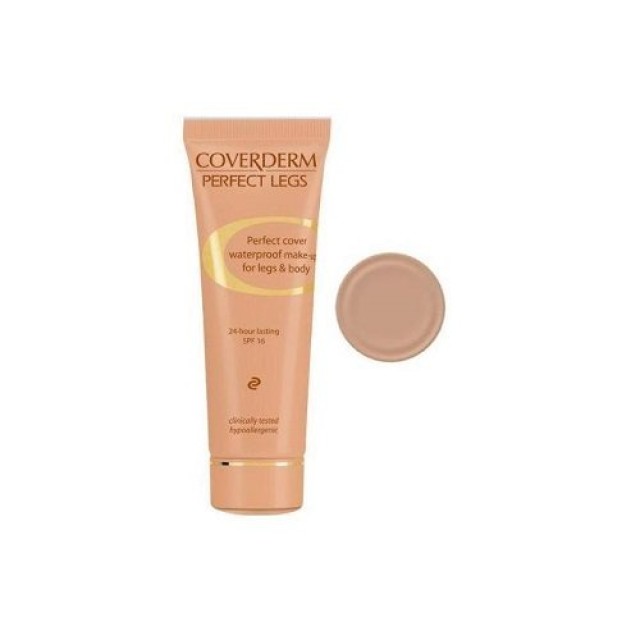 Coverderm Perfect Legs Waterproof SPF16 No.02, 50ml