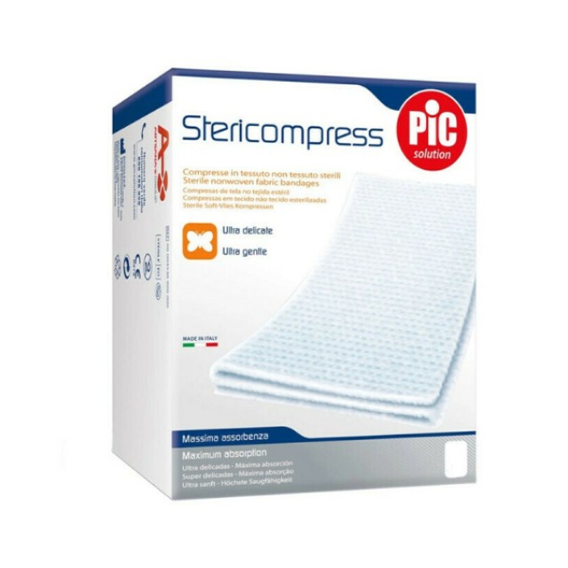 Pic Solution Stericompress Soft Sterile Αποστειρωμένες Γάζες 36cmx40cm, 12τμχ