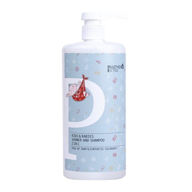 Panthenol Extra Kids & Babies Shower and Shampoo 2 in 1 Σαμπουάν - ...