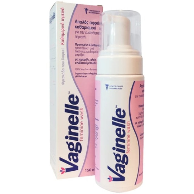 Wellcon Vaginelle Feminine Wash Απαλός Αφρός Καθαρισμού Για Την Ευα...
