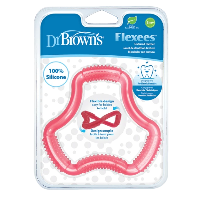 Dr Browns Flexees Tooth Ring Red 3+ months