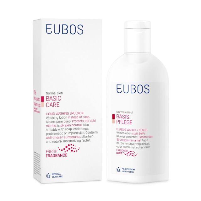 Eubos Red Liquid Washing Emulsion για Καθημερινό Καθαρισμό, 200ml