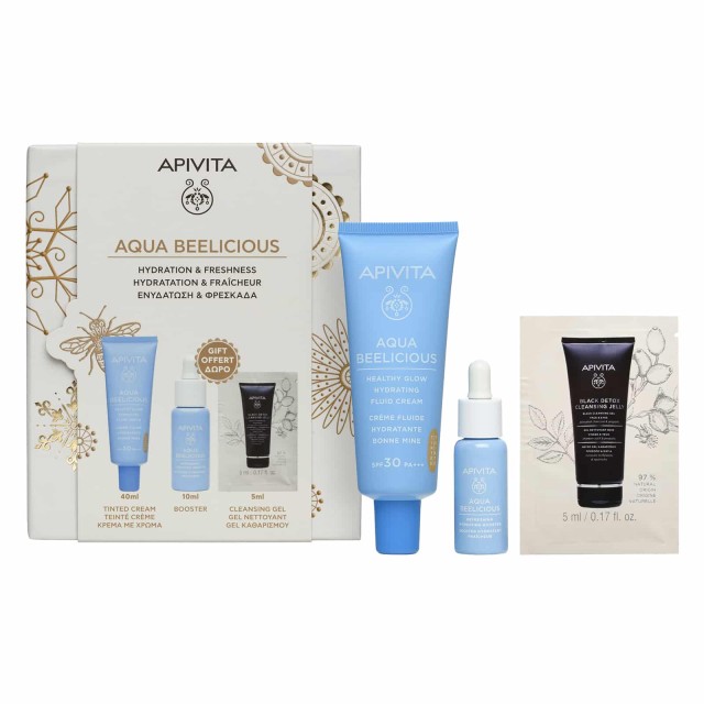 Apivita Promo Aqua Beelicious Tinted Cream SPF30 40ml + Booster 10m...