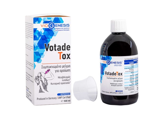 VioGenesis VotadeTox Συμπλήρωμα Διατροφής Για Τον Μεταβολισμό - Τοξίνες, 500ml