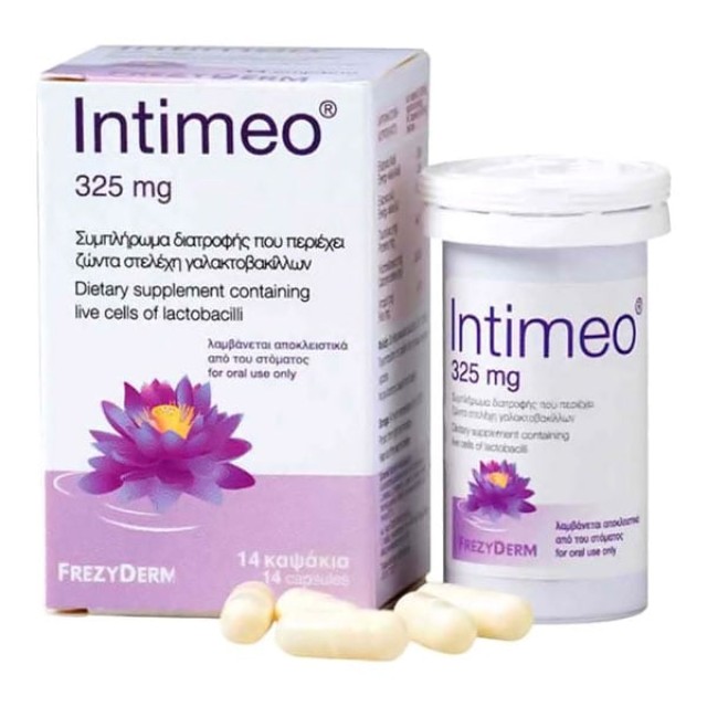 Frezyderm Intimeo 325 mg για την Yγεία του Kόλπου, 14 Κάψουλες