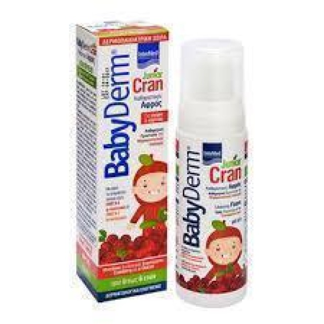 Babyderm Junior Cran Αφρός Καθαρισμού  150ml