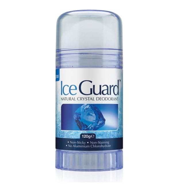 Optima Ice Guard Natural Crystal Deodorant Υποαλλεργικό Άοσμο Αποσμητικό, 120gr