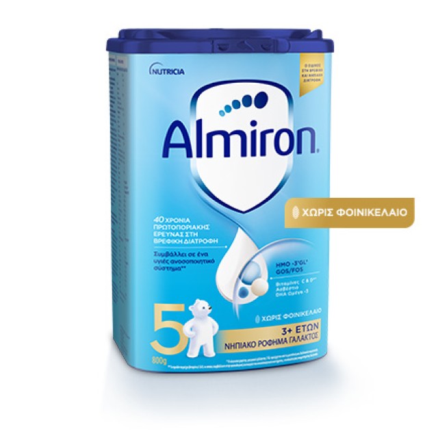 Almiron 5 Milk Γάλα Για Παιδιά Άνω Των 3 Ετών 800gr