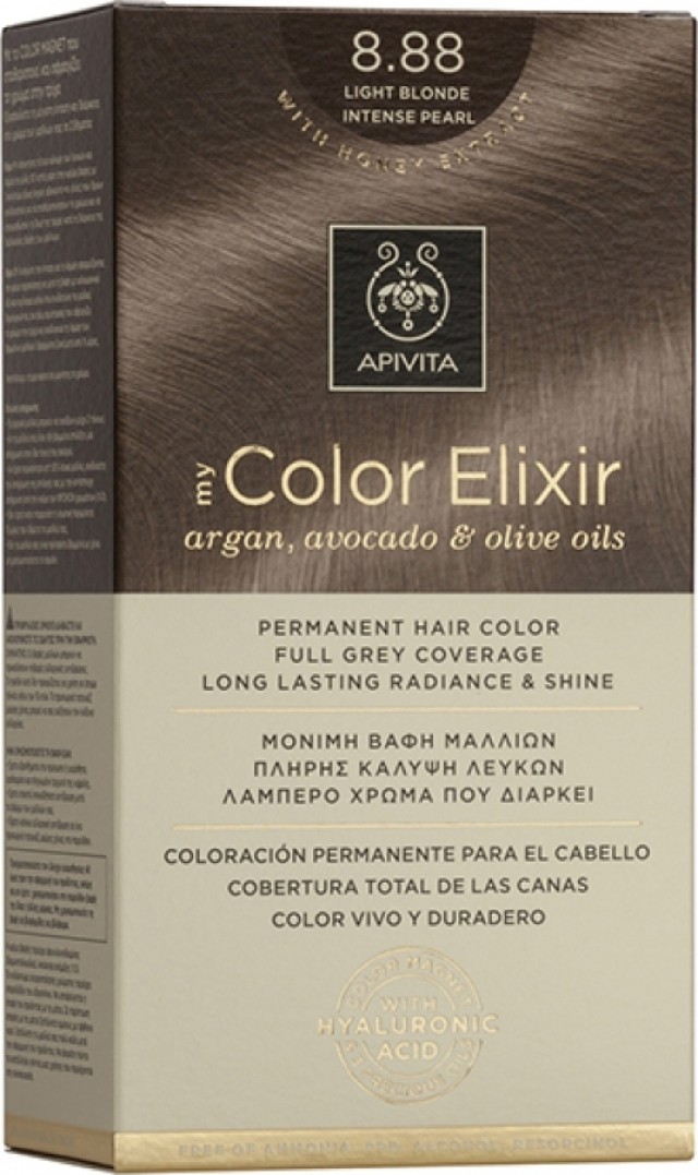 Apivita My Color Elixir 8.88 Ξανθό Ανοιχτό Έντονο Περλέ